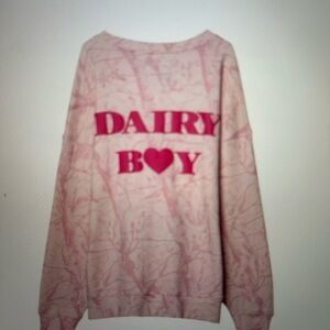 Dairy Boy Pink Bubblegum Sweatshirt